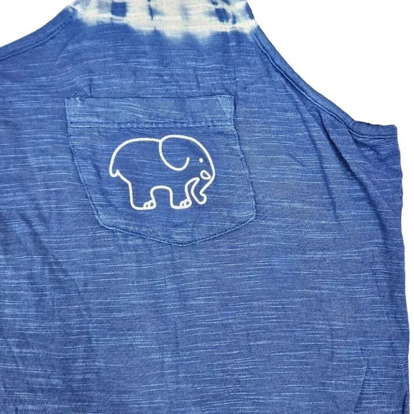 Ivory Ella Viscose‎ Tank Top Blue Tie Dye Size Medium - Picture 6 of 10
